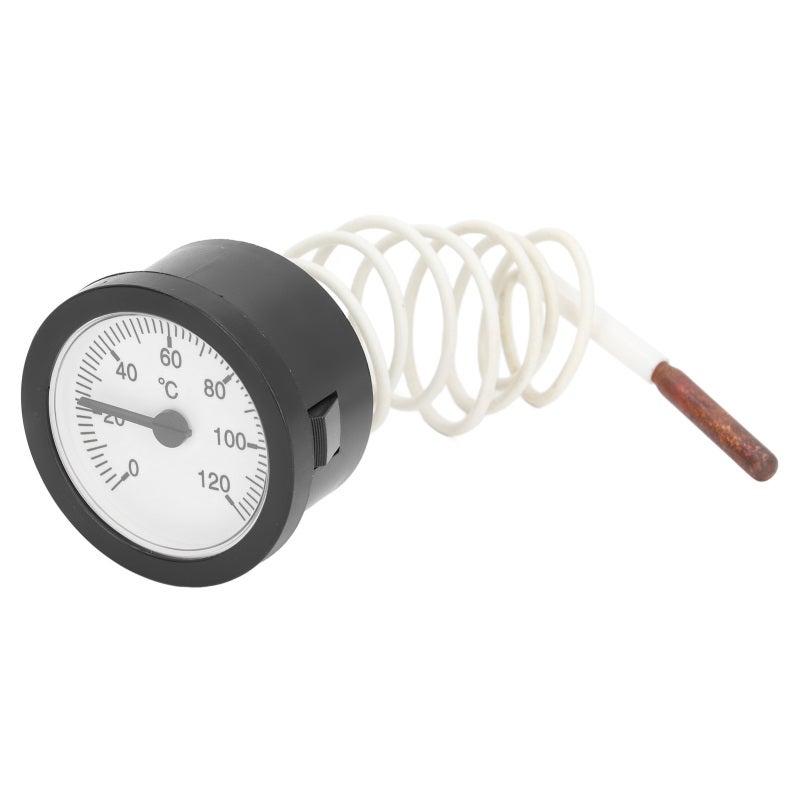 Bimetal Thermometer Gauge:  Fast Response, Vibration Resistant - Electric Contact Temperature Gauge for Industrial Testing, Scientific Research, Pet & Plant Environments - Image 1