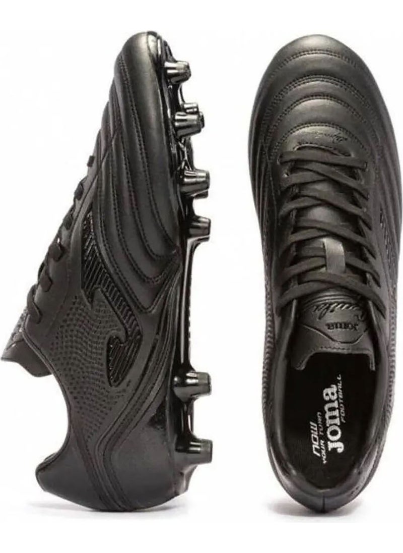 Joma Men's Football Match Cleats Aguila 2321 Black Firm Ground AGUS2321FG  - Image 2