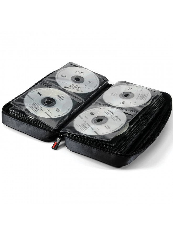 CCidea CCidea 96 Capacity CD/DVD Case Holder Portable Wallet Disc Storage Binder for Car, Home, Office and Travel (96-Black) Specials  - Image 4