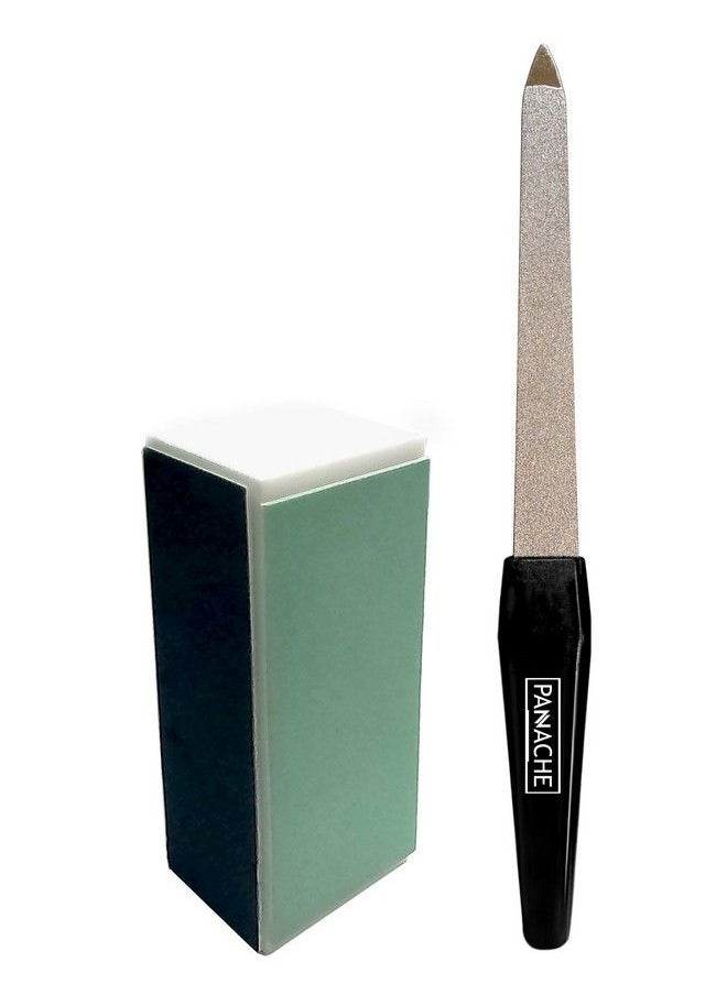Panache French Nail Shiner And File And Buffer (Green And Black)  - Image 2