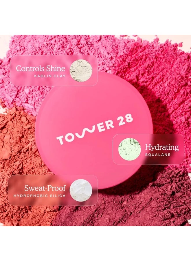 Tower 28 Jet Set Matte Blush Powder - Sunset Shirley - Image 4