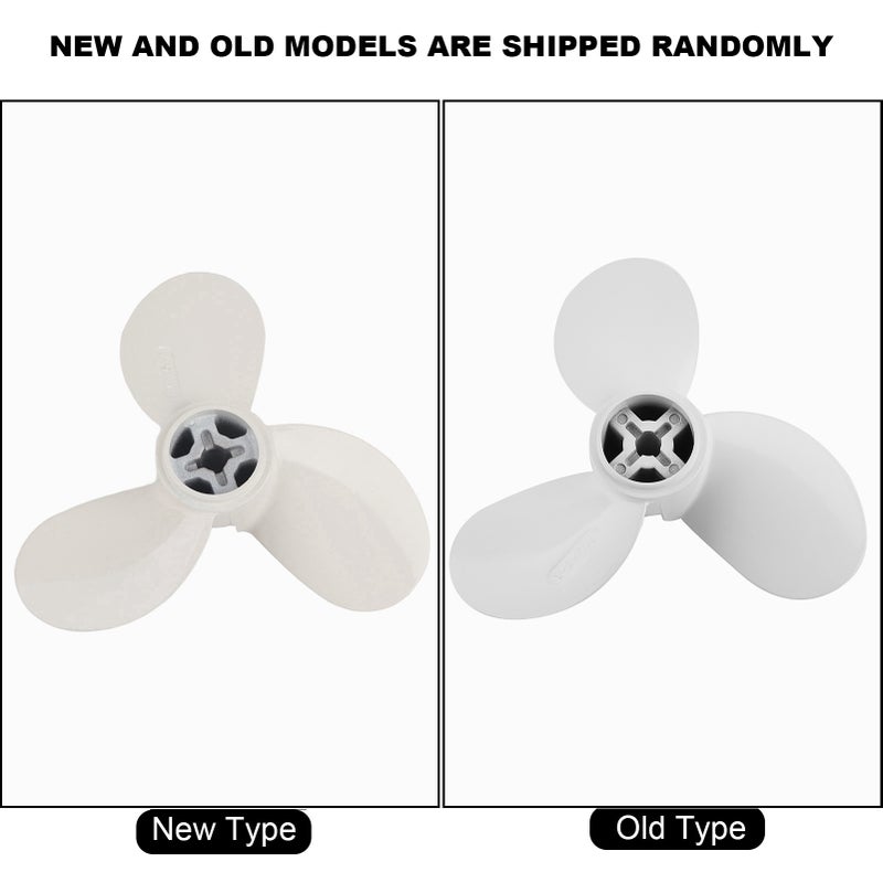 7 1/4 5‑A 3 Blades Aluminum Propeller Boat Outboard Motor for Hangkai 3.5HP - Image 5