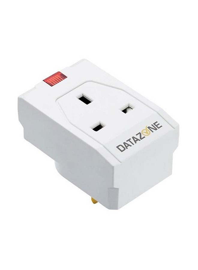 داتا زون محول طاقة بمنفذي USB أبيض - Image 2
