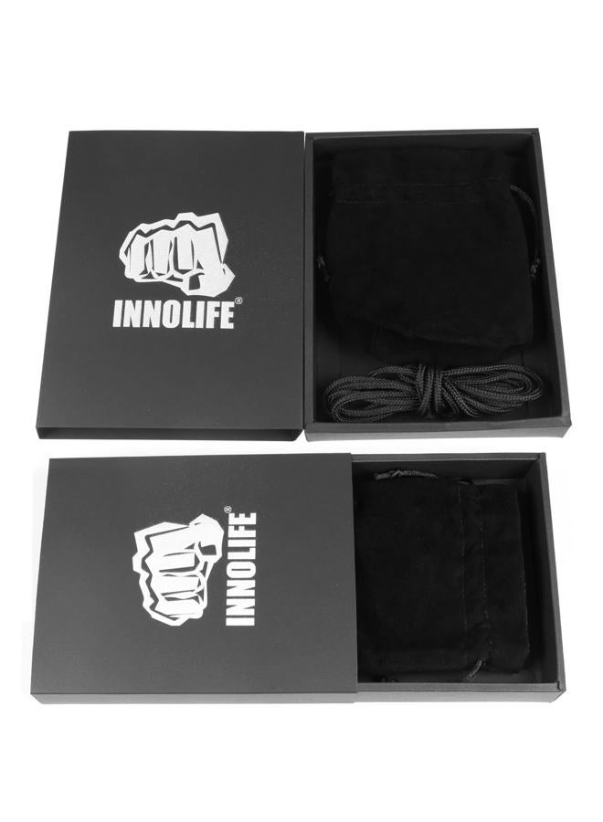 INNOLIFE Boxing Dodge Hide Speed Bag Flannel MMA Pendulum Training (Black (Without Filler)) - Image 5