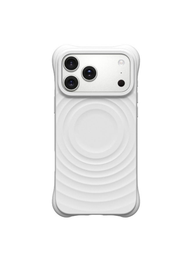 Applicable To Iphone 17 Pro Max Case, Apple 17 New Wave Liquid Silicone Magnetic Anti-fall Protective Cover