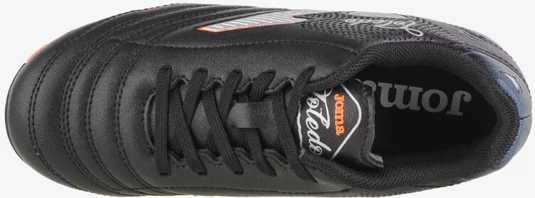 Joma Toledo Jr 2401 Negro Hard Ground Kids Black Football Shoes (Grass Ground) TOJS2401HG