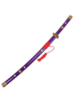 Trunkin Trunkin 12 Years & More Katana For Cosplay Life Size Replica Wooden Toy Anime Accessory Toy Collectible | Wooden Sword (Rorono Zoro Yama Enma Purple)  - Image 5