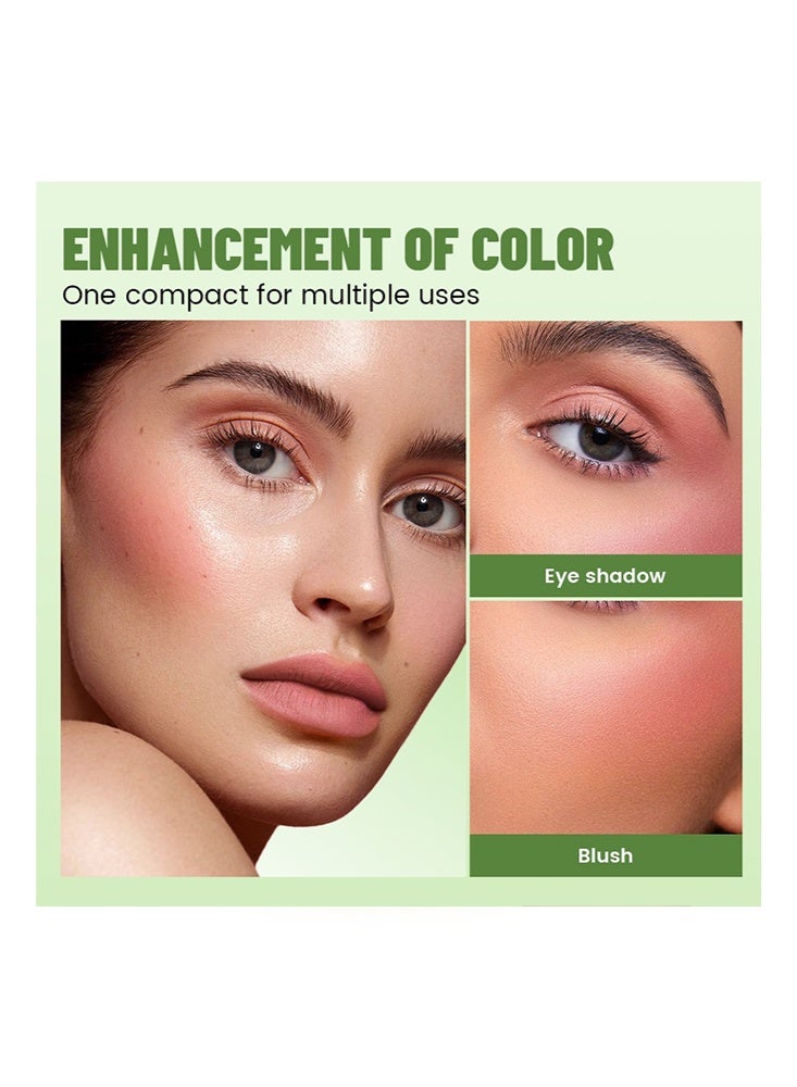 pudaier Cushion Blush -Easy to Blend, Lightweight, Hydrating Korean Makeup Cushion Blush for Dewy & Glowing Cheeks, Sunlit Peach #05 - Image 4