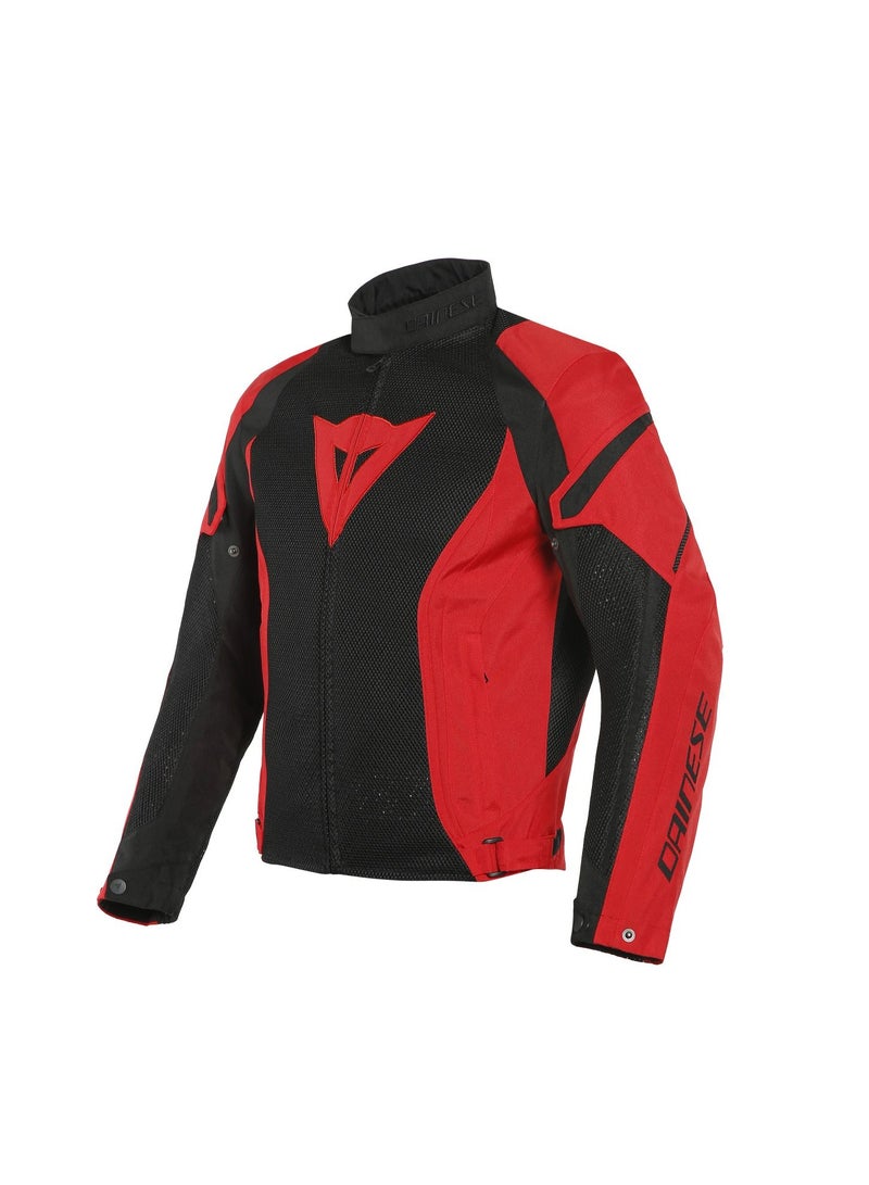Dainese DAINESE-AIR CRONO 2 TEX JACKET BLACK/LAVA-RED/LAVA-RED  - Image 1