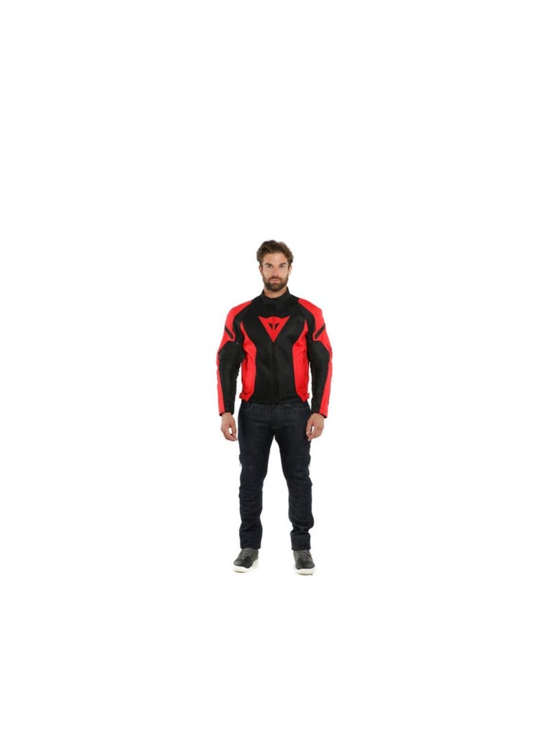 Dainese DAINESE-AIR CRONO 2 TEX JACKET BLACK/LAVA-RED/LAVA-RED  - Image 3