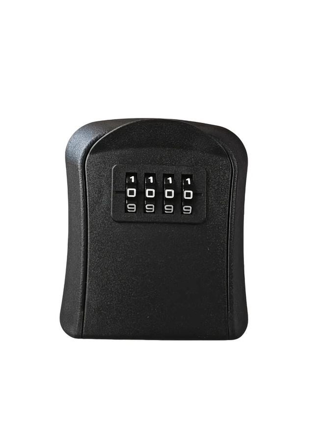 1pc Heavy Duty Wall Safe with Combination Lock Reinforced Metal Case for Home Office Travel Black - Image 1