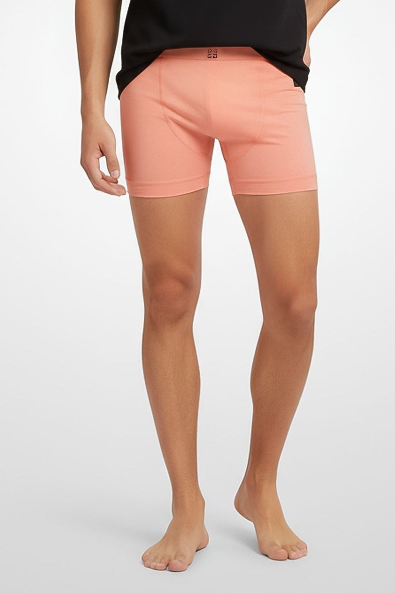 GIVENCHY Men One Piece Brand Logo Boxer, Coral - Image 1