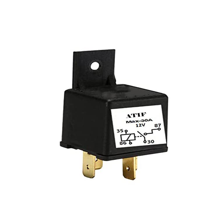 ATIF� BLACK HORN HERO BIKE Sound (Low + High) 12 V Compatible SET of 2 dual tone HERO BIKE (BLACK HORN & RELAY & WIRE HERO BIKE) - Image 2