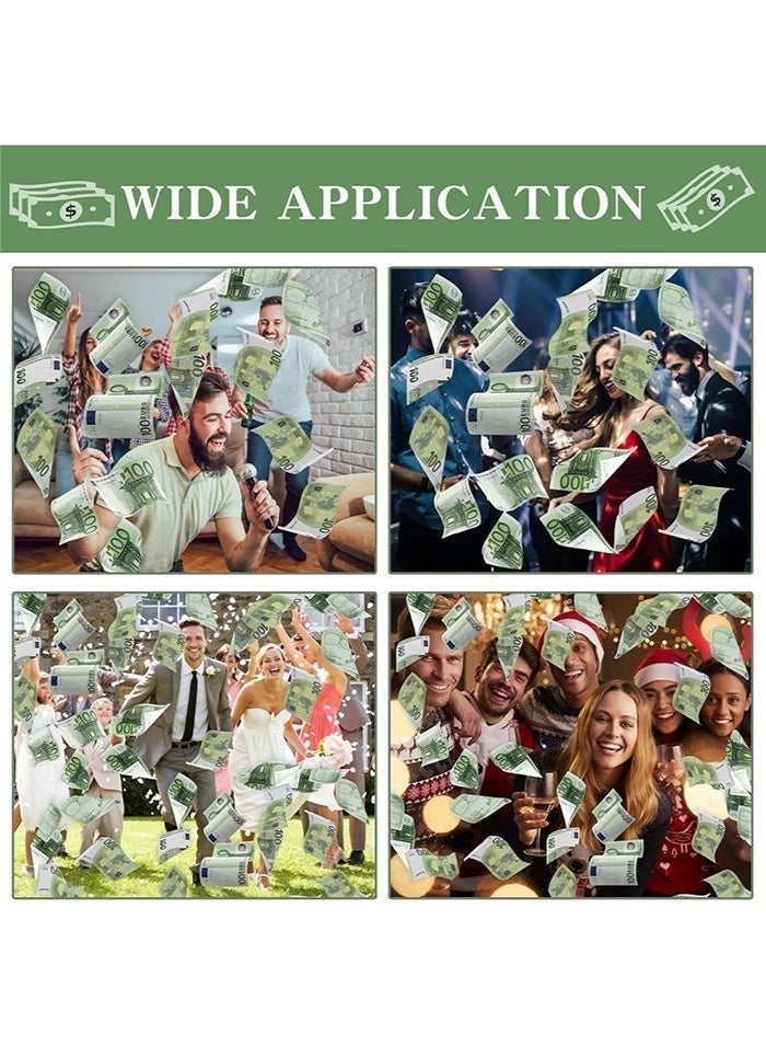 MissTiara 1000 Pieces Play Money for Kids Prop Money €100 Banknote Replica Financial Education for Children Assorted - Image 4