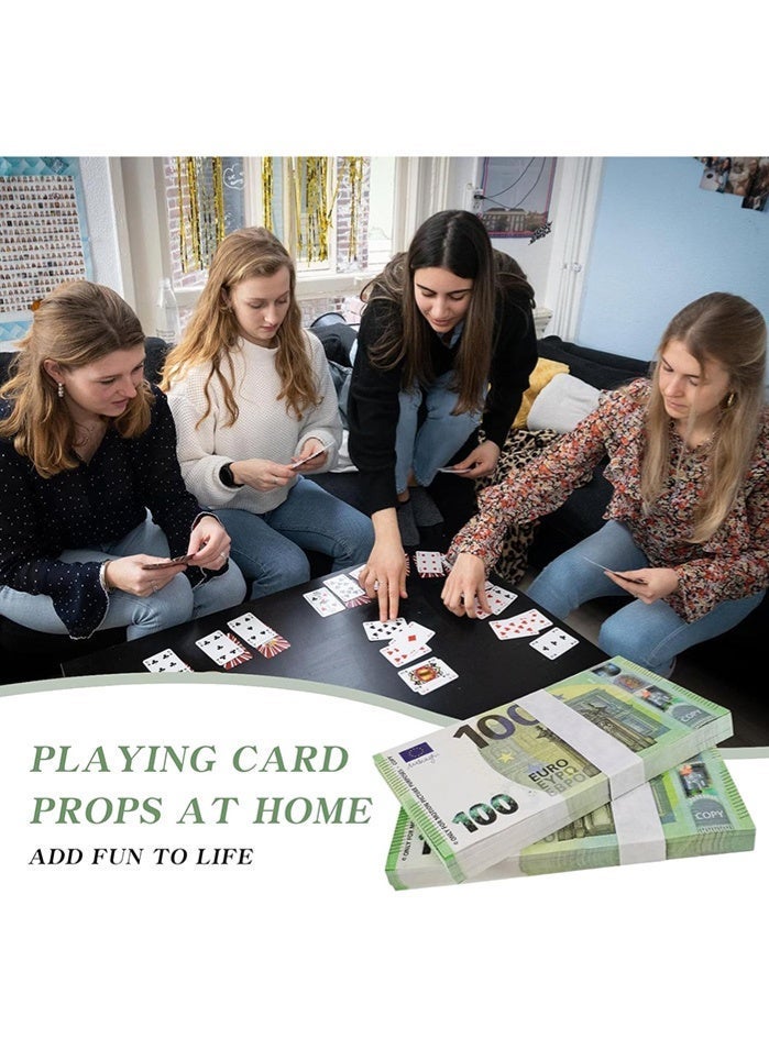 MissTiara 1000 Pieces Play Money for Kids Prop Money €100 Banknote Replica Financial Education for Children Assorted - Image 2