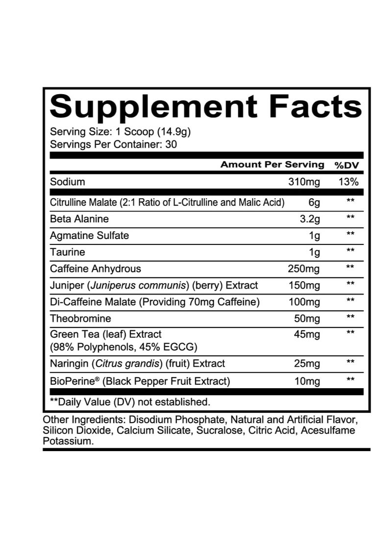 REDCON1 Total War Pre Workout Powder Preworkout for Men & Women Cherry Bomb, 7.72 oz 15 Servings - Image 2