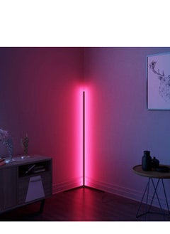 Modern Nordic LED Floor Lamp, Dimmable with RGB Multi Color Changing with Remote Control Lamp for Bedroom Living Room Office, 16 Million Colors, 140cm