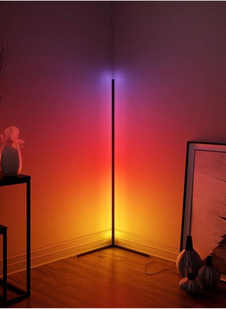 Generic - Modern Nordic LED Floor Lamp, Dimmable with RGB Multi Color Changing with Remote Control Lamp for Bedroom Living Room Office, 16 Million Colors, 140cm - Image 1