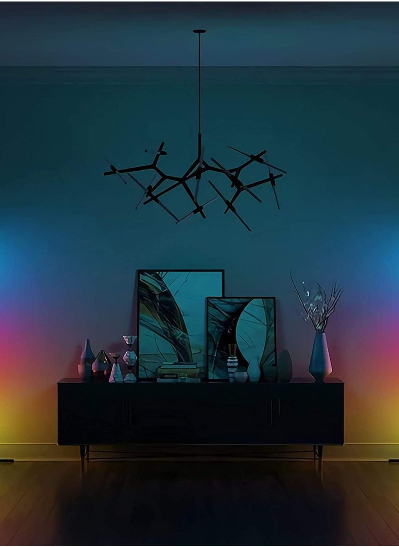 Generic - Modern Nordic LED Floor Lamp, Dimmable with RGB Multi Color Changing with Remote Control Lamp for Bedroom Living Room Office, 16 Million Colors, 140cm - Image 1