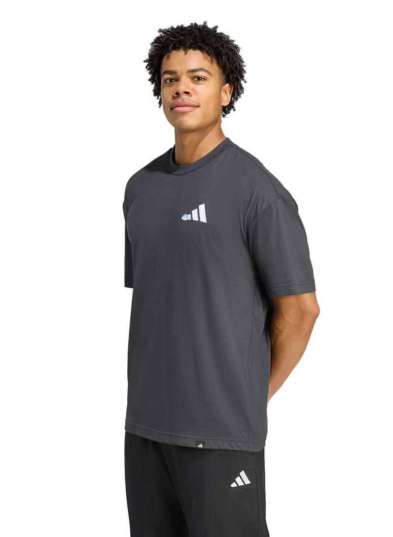 Adidas Power Graphic T-Shirt-Shirt