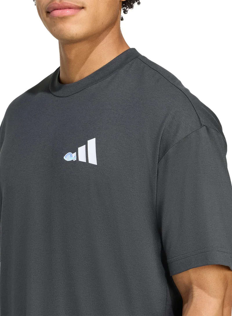Adidas Power Graphic T-Shirt-Shirt