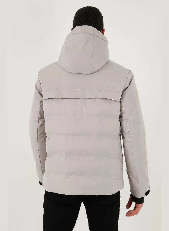 Buratti  Buratti Regular Fit Hooded Quilted Coat Men's COAT 497DEAN for Men | Best Price UAE