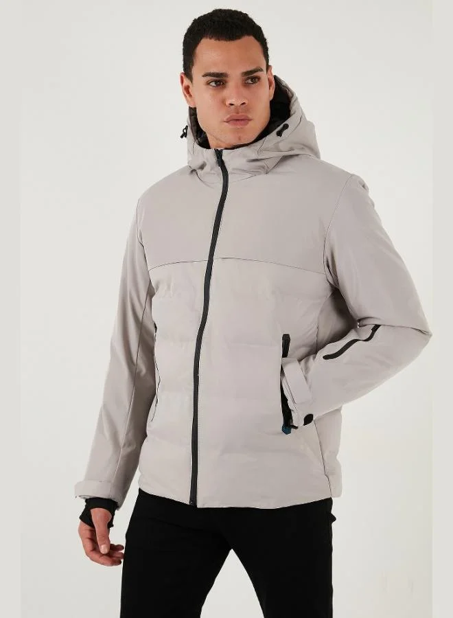 Buratti Regular Fit Hooded Quilted Coat Men's COAT 497DEAN