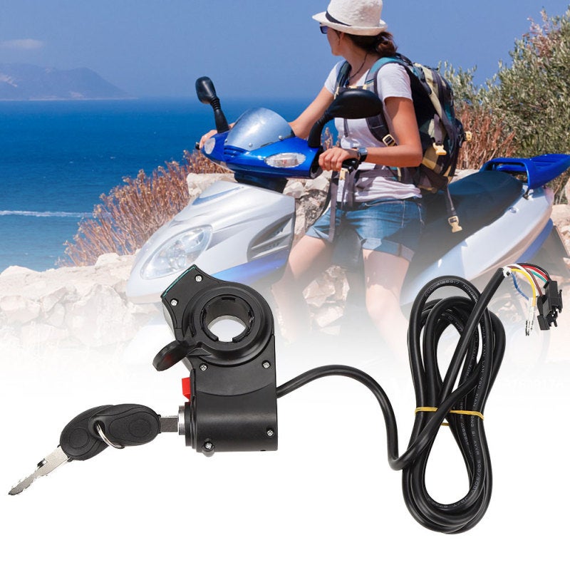Digital Throttle Grip 12V To 99V Universal - Real-Time Digital Voltage Display Electric Scooter Throttle For Electric Scooter Accessory Replacement - Image 5