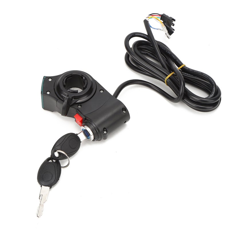 Digital Throttle Grip 12V To 99V Universal - Real-Time Digital Voltage Display Electric Scooter Throttle For Electric Scooter Accessory Replacement - Image 2