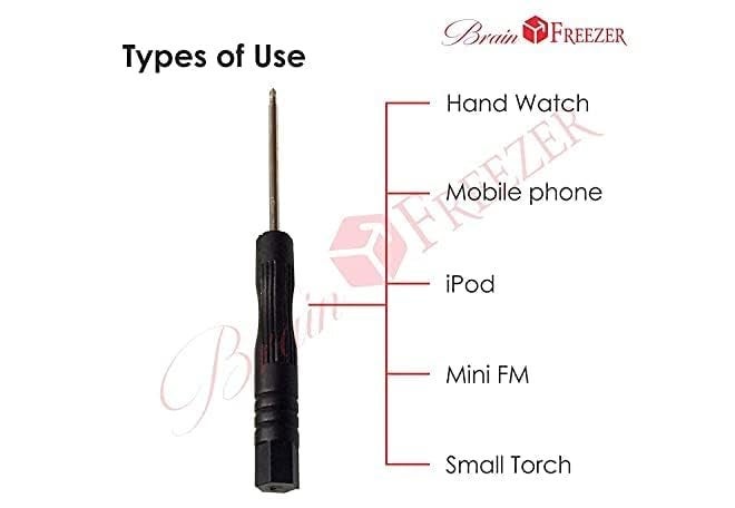 Brain Freezer Cross-Head Screw Driver Compatible with Phone Opening, Tools, Glasses, Watch Maintenance Repair Tool Black (PACK OF 1) - Image 4