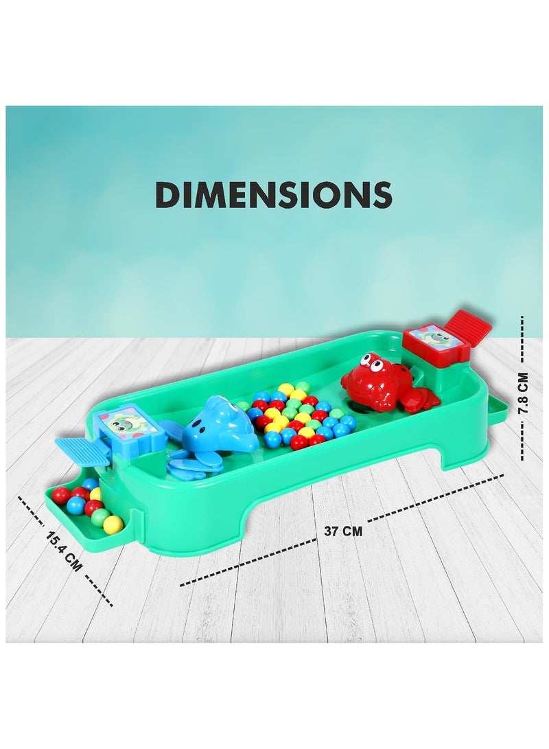 توي زون لعبة الضفدع الجائع يأكل الفاصوليا من Toyzone | لعبة لوحية متعددة اللاعبين ثنائية اللاعبين | الحركة والمرح للأطفال | رمز اللعبة: 61014 - Image 3