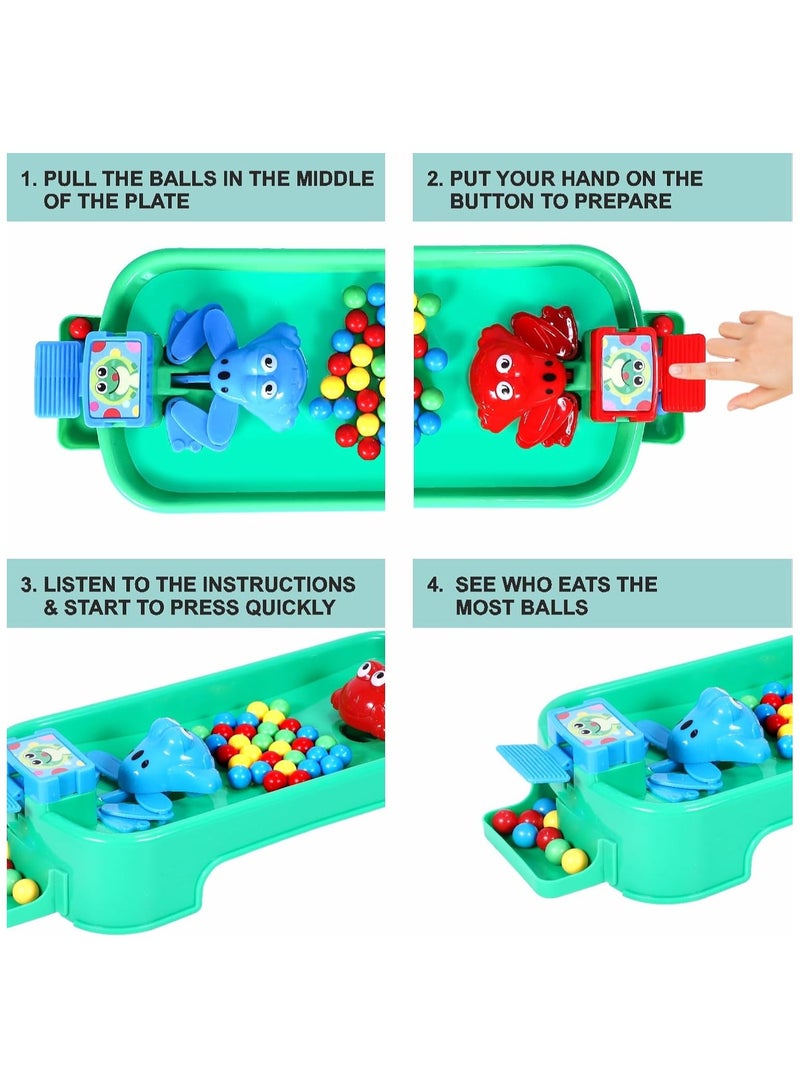 توي زون لعبة الضفدع الجائع يأكل الفاصوليا من Toyzone | لعبة لوحية متعددة اللاعبين ثنائية اللاعبين | الحركة والمرح للأطفال | رمز اللعبة: 61014 - Image 4