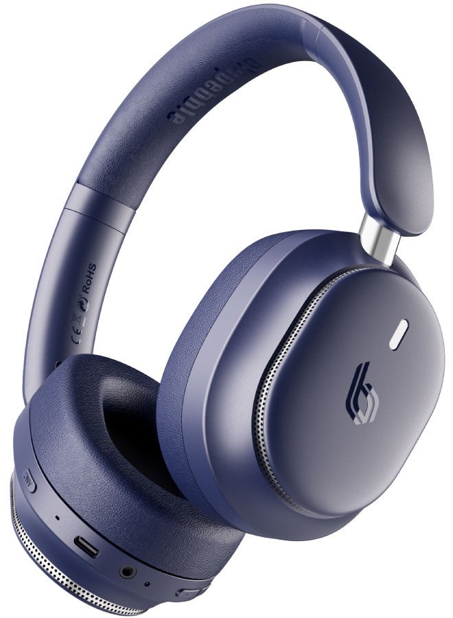 blupebble C90 Pulse Audio Hybrid Active Noise Cancelling Over-Ear Headphones – Wireless Bluetooth 5.4, 40mm Drivers, Deep Bass Stereo, 60H Playtime, Transparency Mode, Siri & Google Assistant, Low Latency, 4-Mic Calls, Fast Charge USB-C, Foldable ANC Headset - Image 1