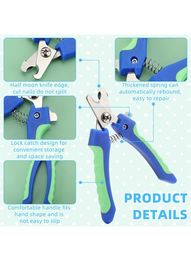 Lanties 9 Pcs Dog Nail Clippers Bulk Pet Nail Clippers, Dog Toenail Clippers Dog Nail Trimmer Dog Clippers for Grooming Nails Dog Claw Care for Small Medium Dogs - Image 3