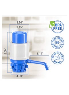 Manual Water Bottle Pump Portable Dispenser Pump, Easy to Carry for 5 Gallon Water Bottles, for Home, Kitchen, Camping, Garage, Workshop, Bottled Drinking Water Pump and Dispense - pzsku/ZE00EBA661E836FE4536FZ/45/_/1730284545/8023ebfb-37c2-4926-bac8-5edb843d9870