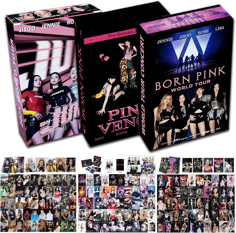 KPOPBTS Born Pink Photocards New Album 165 PCS/3 Pack Lomo Cards Gift for Blink Boys and Girls - Image 1