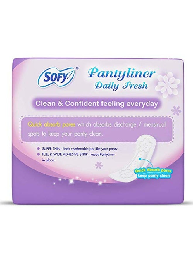 Sofy Daily Fresh |For Women |Pantyliners | 40 liners | Prevents Spotting | Feel Clean, Dry & Hygienic | Ultra Thin - Image 4