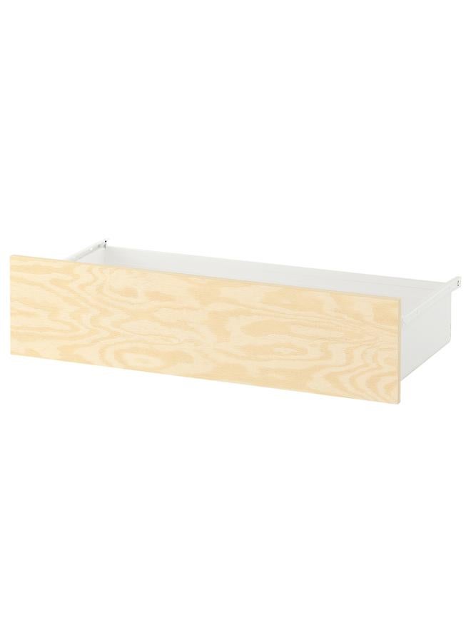 Zaboon Drawer, white/lively pine effect, 80x42x20 cm - Image 1
