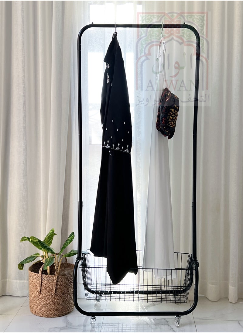 alwan antiques and frames Black clothes hanger 