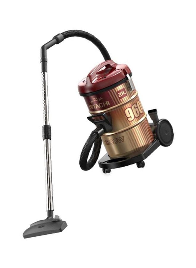 هيتاشي مكنسة كهربائية مزودة بعلبة تخزين بقوة 2200 وات 21 L 2200 W CV-960F SS220 أحمر برغندي - Image 2