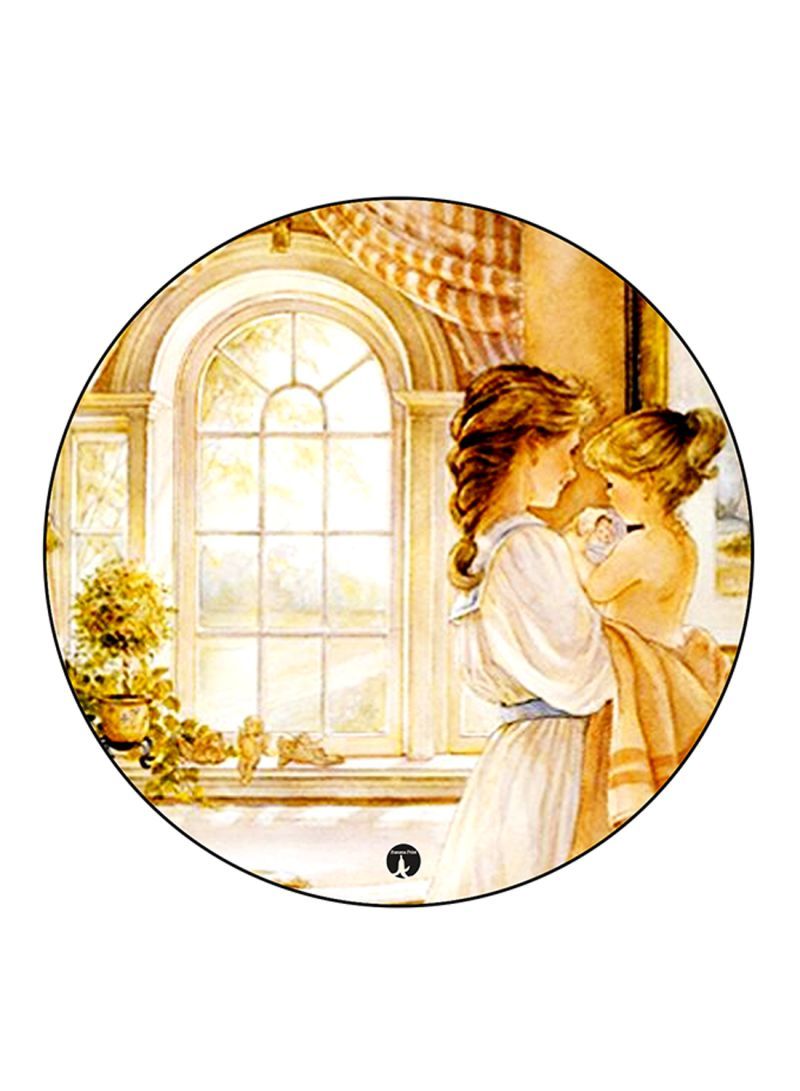 RKN Vintage Art Printed Large Pin Multicolour - Image 2