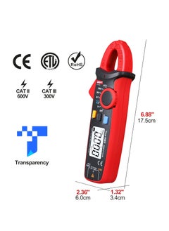 Generic UT210e Digital Clamp Meter AC DC Amp Meter Clamp Multimeter True RMS 2000 Counts Voltmeter Continuity Tester Capacitor HVAC Tool Multi Tester  - Image 4