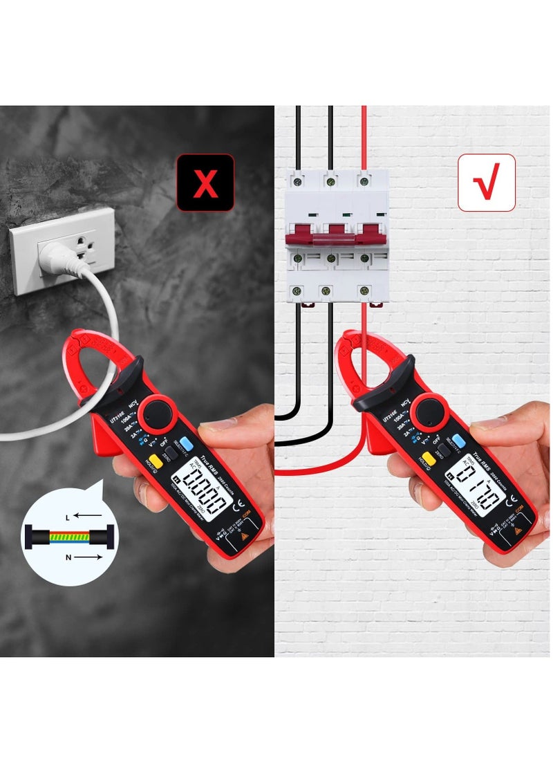 Generic - UT210e Digital Clamp Meter AC DC Amp Meter Clamp Multimeter True RMS 2000 Counts Voltmeter Continuity Tester Capacitor HVAC Tool Multi Tester - Image 1