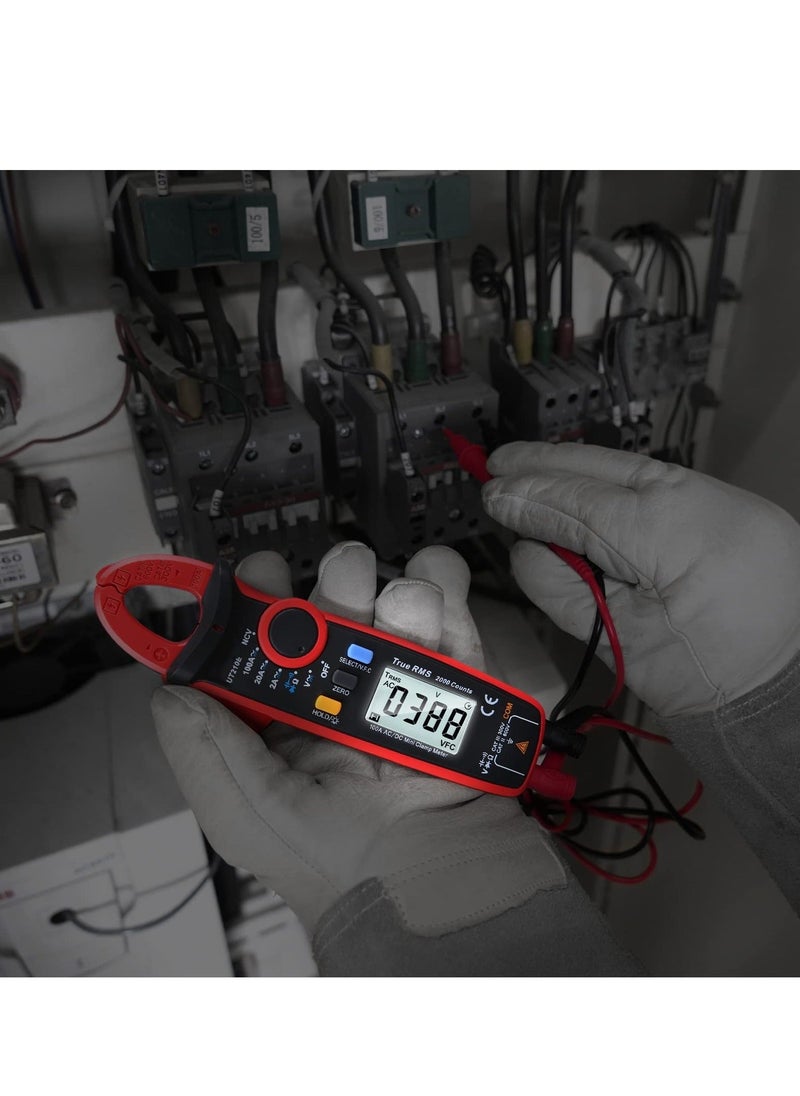 Generic - UT210e Digital Clamp Meter AC DC Amp Meter Clamp Multimeter True RMS 2000 Counts Voltmeter Continuity Tester Capacitor HVAC Tool Multi Tester - Image 1