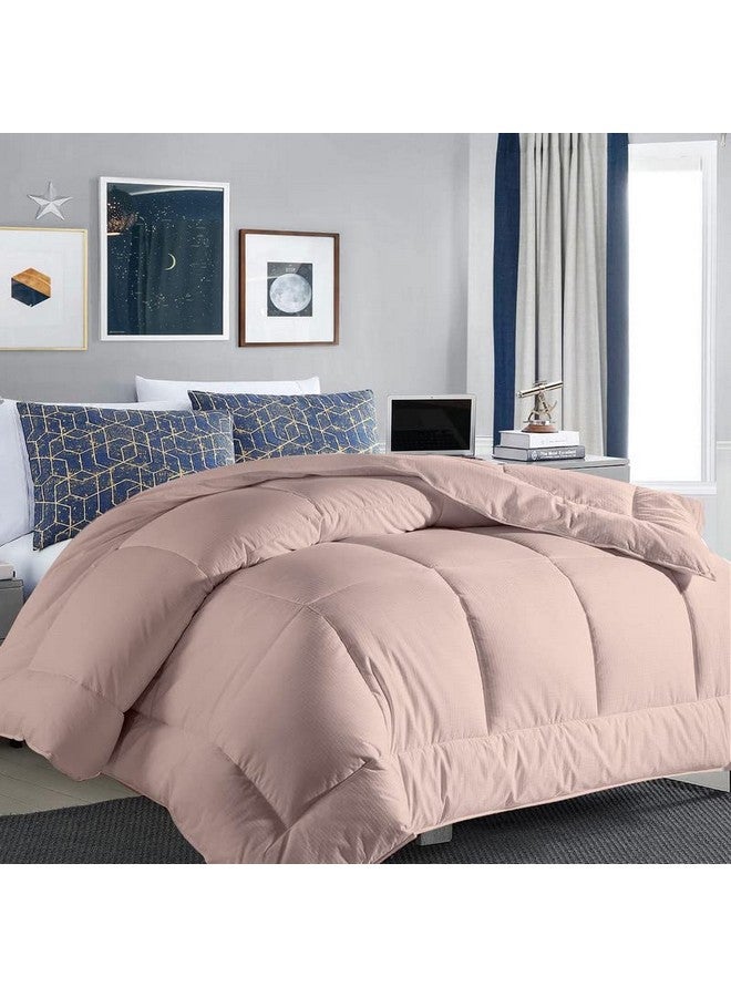 Razzai MammaYo Down Alternative Soft Quilted 300 GSM All Weather Comforter (60" x 90" Inches/152cm x 228cm) - Single Bed Comforters|Peach (Microfiber, lightweight)| TC - 400 - Image 2