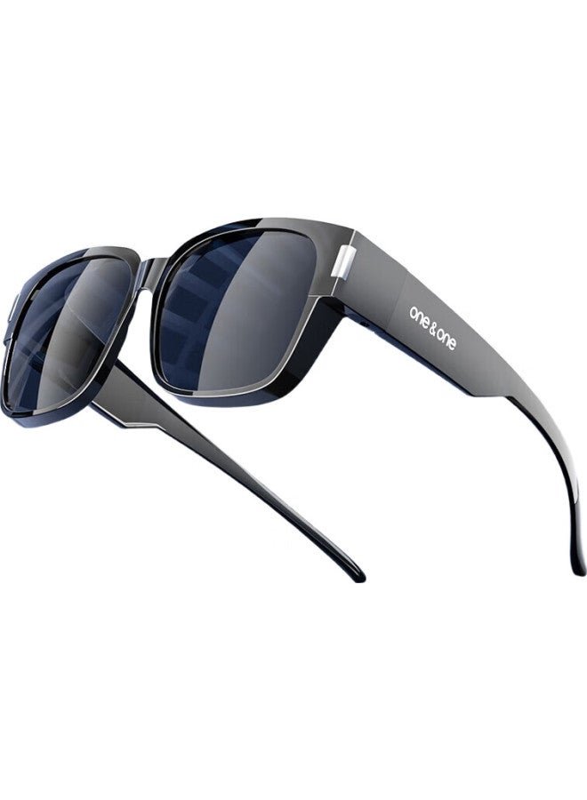 One&One Unisex Polarized Uv Protection Clip-On Sunglasses For Myopia, Fashionable Eyeglasses - Image 1