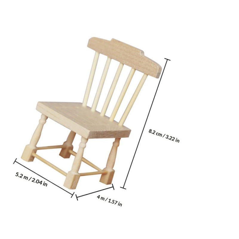 12 Inch Wooden Dollhouse Furniture Model For Decor And Photo Props - Image 3