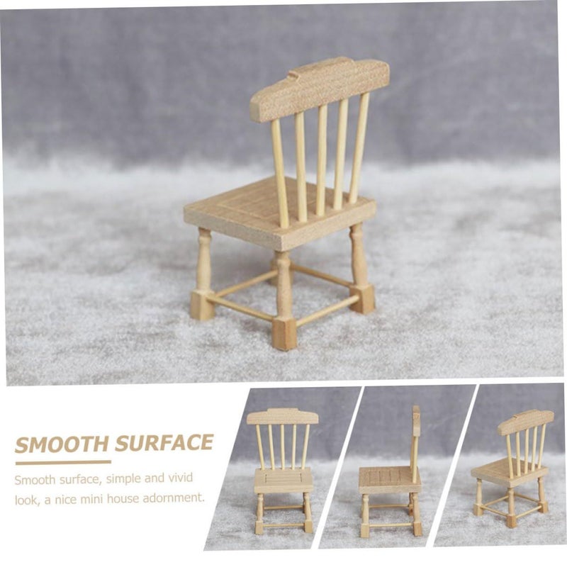 12 Inch Wooden Dollhouse Furniture Model For Decor And Photo Props - Image 4