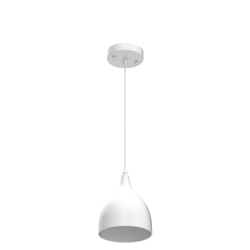 GreyWings Aluminium Hanging Shade Light, White, Pack of 1 - Image 4
