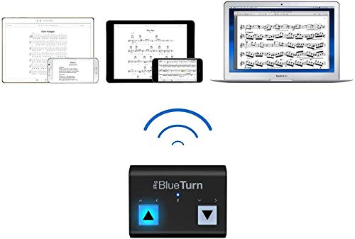 IK Multimedia iRig BlueTurn wireless page turner, backlit silent foot switches, Bluetooth LE, iPhone iPad Mac, pedal board with 3 mode configurations for sheet music, music stands, keynote controller - Image 5